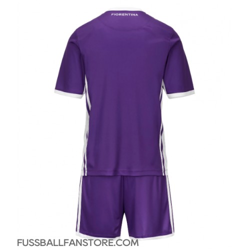 Fiorentina Replik Heimtrikot Kinder 2025-26 Kurzarm (+ Kurze Hosen)